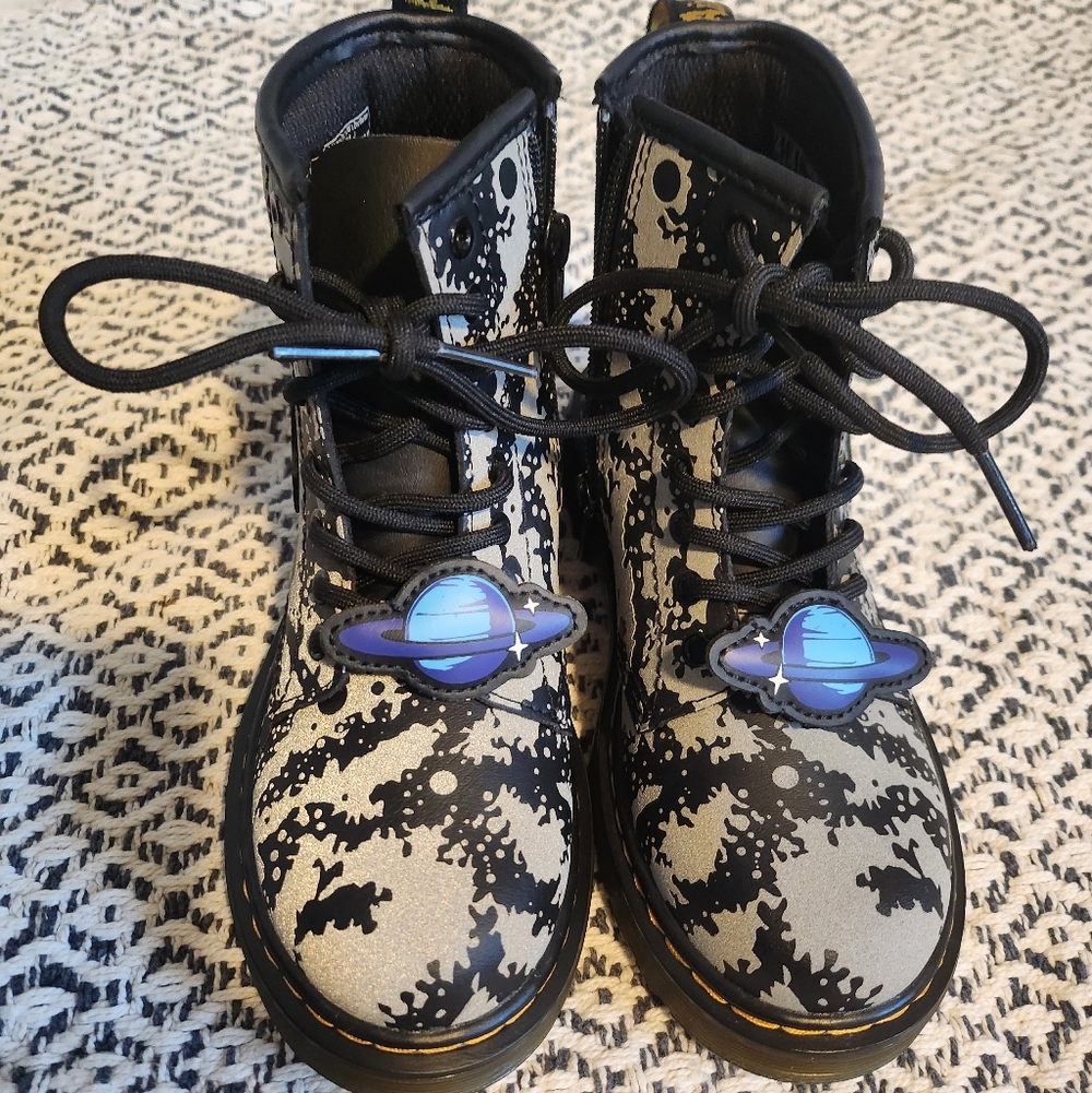 Brand NEW Doc Martin Space Boots For Children Size 13 Grey/Black